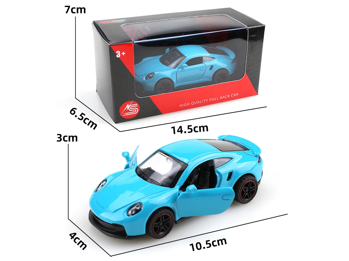 Modelo De Coche De Metal Fundido A Presión Simulado, Escala 1/36, Juguete Para Niños