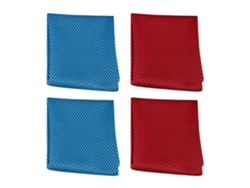 4Pcs Toalha Esportiva-30*100Cm-Grande Gezelhoazul Claro - Resfriamento Instantâneo - Toalha De Pescoço E Treino JEIIBRZUI