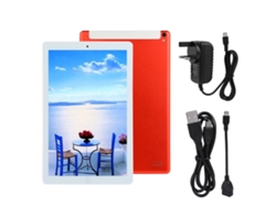 Tableta Android Ultra Delgada De Metal Con 10.1" Hd, Llamada 3g, Doble Sim Y Doble Standby, 1+16g, Rojo