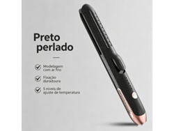 Plancha Rizadora 2en1 Aire Frío, 5 Niveles Temperatura, Protección Capilar, Para Cualquier Cabello En Hogar