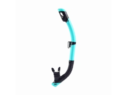 Tubo De Snorkel Totalmente Seco Para Adultos Con Válvula Impermeable Automática Y Boquilla De Silicona Para Buceo Y Natación.