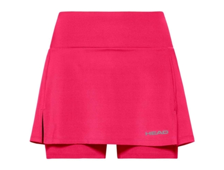 Falda para Mujer HEAD RACKET Club Basic Rosa para Tenis (S)