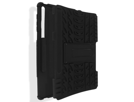 Funda Carcasa Samsung Galaxy Tab S7 FE 2 Materiales Soporte Negro AVIZAR