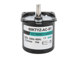 Pequeño motor de CA síncrono con engranaje metálico, 2,5 RPM, 14 W, 220 V CA, generador de imán permanente para bricolaje