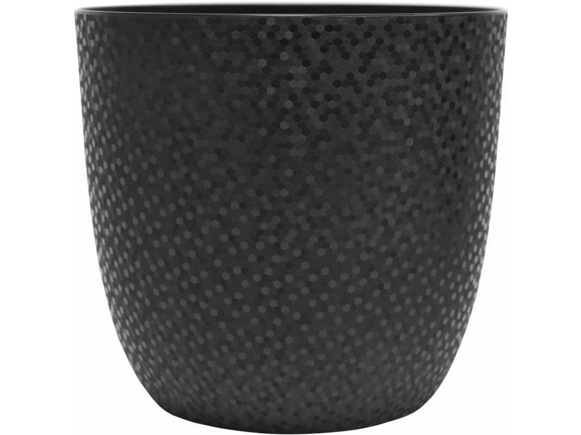 Maceta EDA Opal Chape Negro 29,5 cm