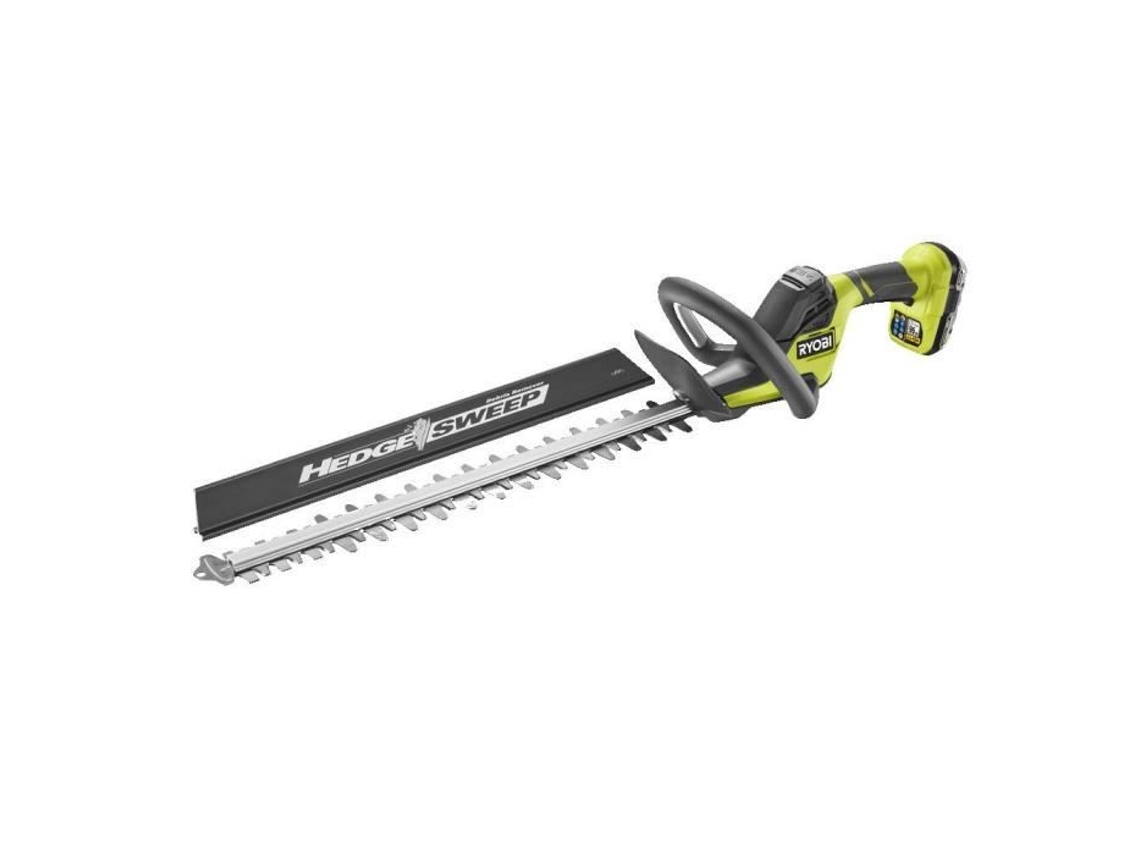 Corta-sebes sem fio 18V ONE+ RYOBI LINEA RY18HT45A-120 - lâmina de 45 cm - 1 bateria 18V 2,0 Ah e 1 carregador
