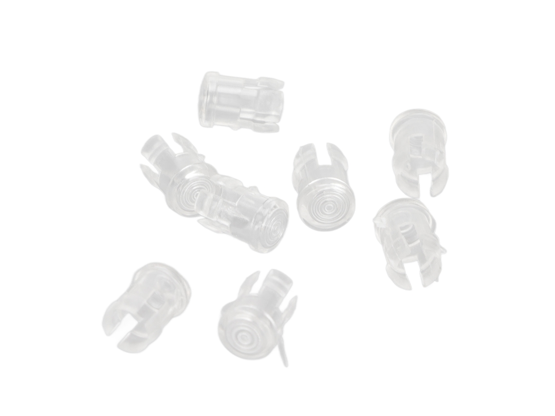2026horizon-100 Piezas Tapa Protectora Transparente Para Diodo Emisor De Luz Led 3mm Componente Electrónico