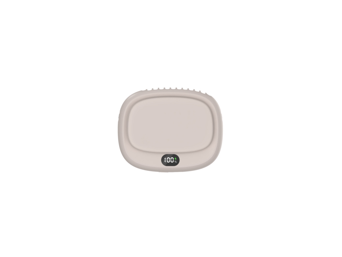 (beige) Mini Ventilador Portátil Con 5 Velocidades De Viento Ajustables