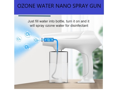 Pistola de Agua a Vapor Spray Ozono WEIMAI Luz Azul Uv