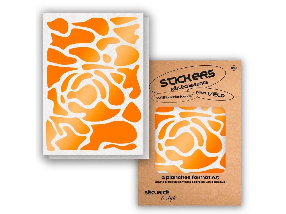 Autocolantes Refletores WILL B STICKERS Talla A5 Camuflaje