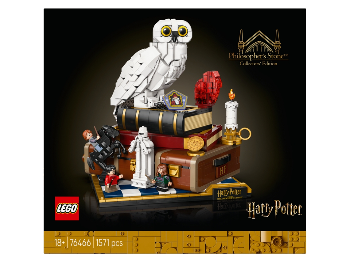 Lego® 76466 Harry Potter™ Piedra Filosofal – Set De Construcción Con Figura Hedwig Y 3 Minifiguras
