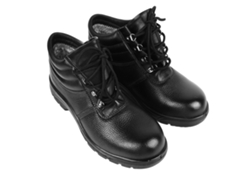 Bota De Trabajo Industrial Con Puntera De Acero Aislante, Forro Acolchado, Piel De Vacuno, Talla 43.