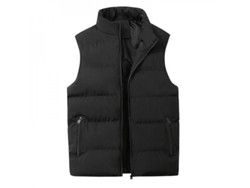 2026-chaleco Plumón Ligero Hombre Empaquetable Sin Mangas Chaqueta Acolchada Wez Xs Negro