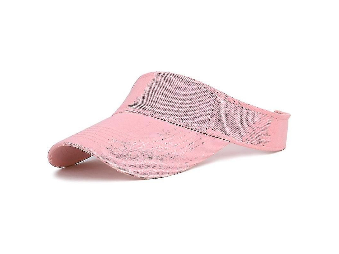 Gorra deportiva unisex 2026 sin visera, gorra de playa/golf, protección UV, algodón ligero, ajustable, rosa.
