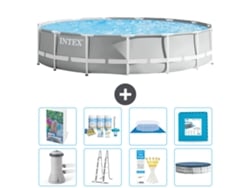 Intex Piscina Prism Frame Redonda - 457x107 Cm - 9-peças S536