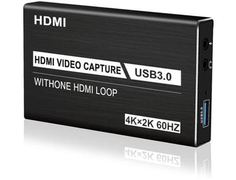 Tarjetas de captura de audio y vídeo Tarjeta de juego 4K Hdmi Usb 3.0 1080P 60Fps Transmisión en vivo para Windows / Mac Os X Linux BISBISOUS
