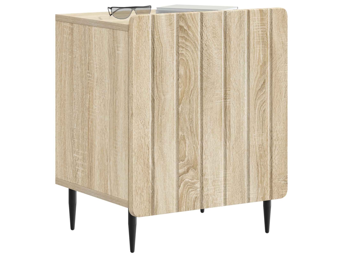 Maison Exclusive - Armario De Noche 2 Pcs Roble Sonoma 43 X 34,5 X 52 Cm
