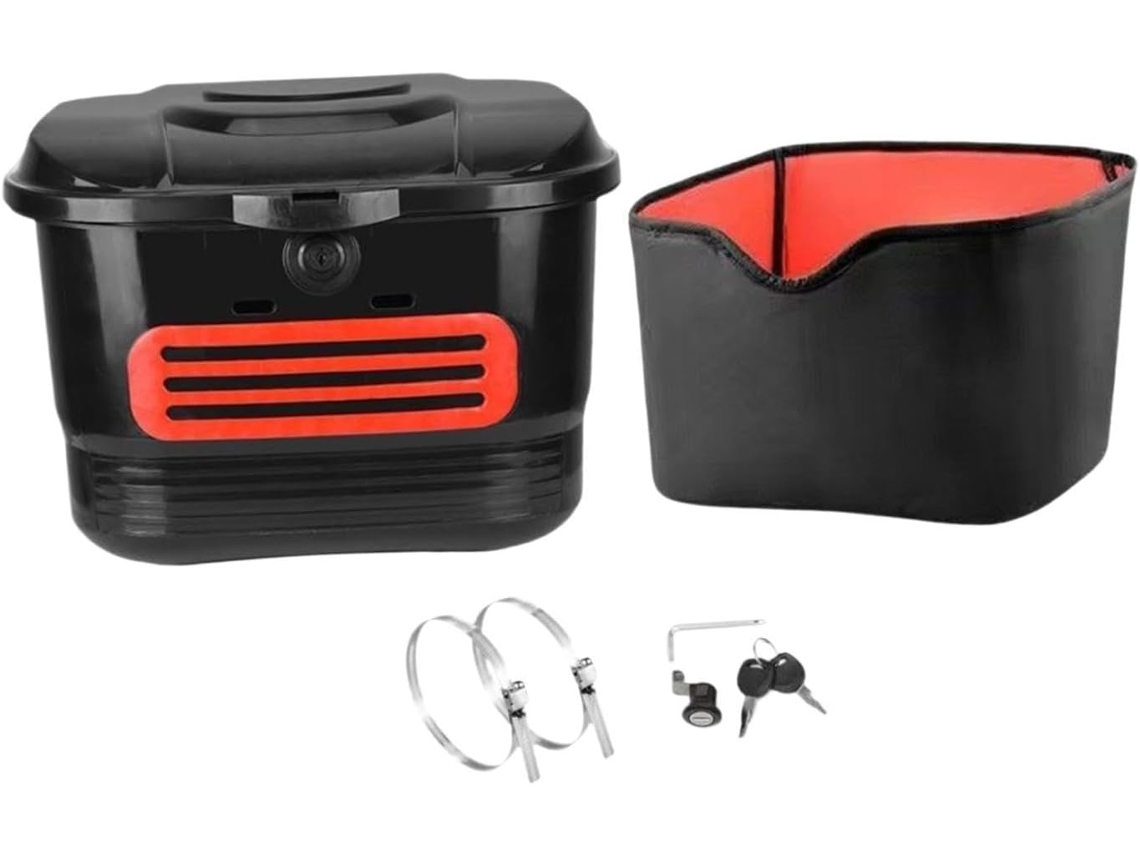 Cesta Delantera Trasera Para Bicicleta Harilla Con Cerradura Llaves, Accesorios De Ciclismo, Portaequipajes
