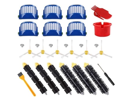 Kit de peças de aspirador de pó 22 peças para aspirador de pó irobot roomba