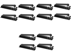 Juego De 3 4 3 Organizadores De Cables Usb Ajustables Con Clip De Almacenamiento