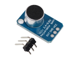 Módulo Amplificador De Micrófono Eletret Max4466 Con Preamplificador De Sensor De Audio
