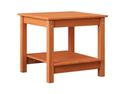 Mesa de centro HARLANV1 en color marrón miel, 50x50x45 cm.