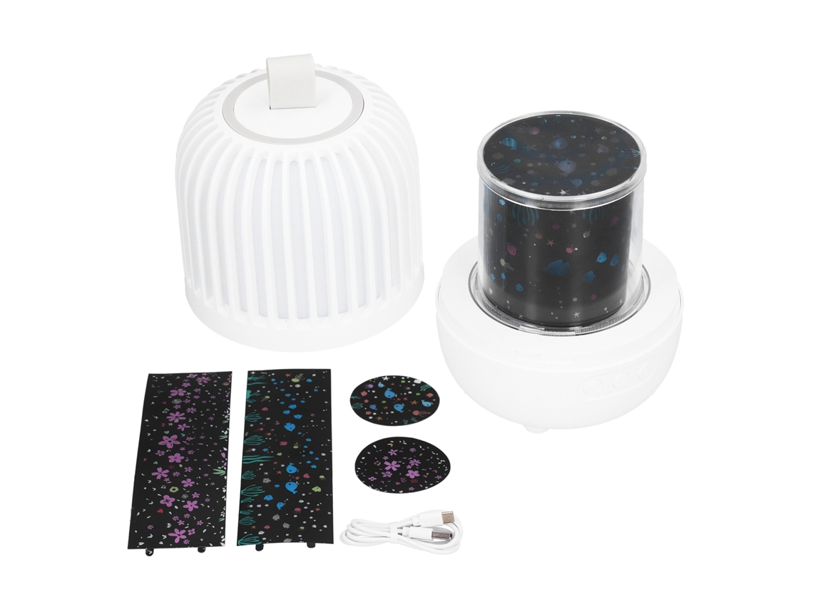 2026-lámpara Proyector Led Estrella Cargable Usb Giratoria Con Luz Musical Para Niños Hogar Dormitorio