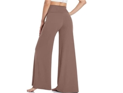2026-pantalones Deportivos Elasticos Anchos De Yoga Casual Para Mujer De Talla S A 2xl