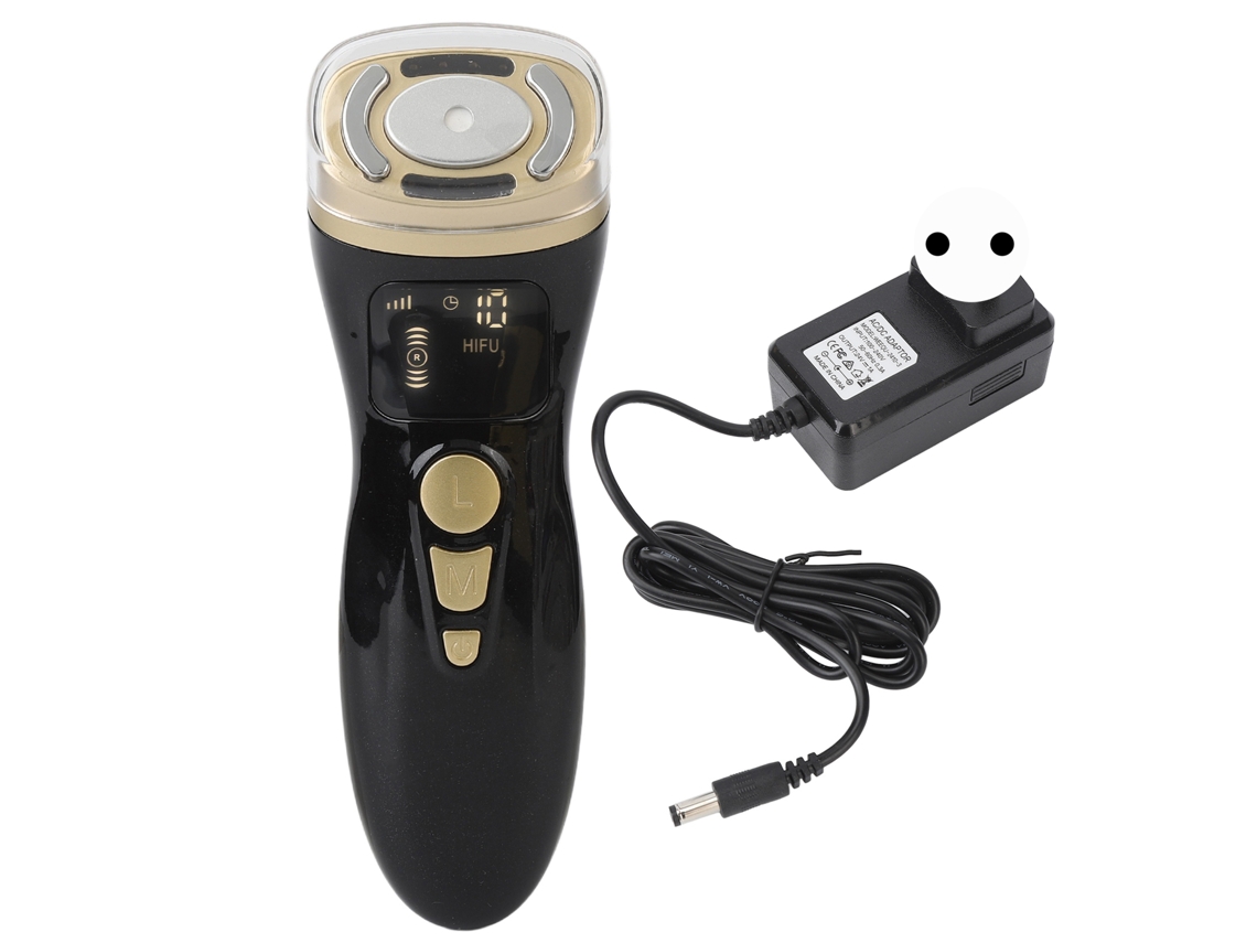 Máquina De Beleza Facial E Cervical Hifu Rf Com 5 Marchas E 3 Modos Mini