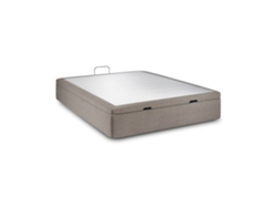 Base de Cama con Almacenaje Plegable Tribu Taupe 200 X 80 cm