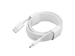Cable Usb-c A Usb-c De 60 W, 2 Metros, Carga Rápida, Trenzado De Nailon Blanco Para Ios 15 Y Galaxy S23/s22.