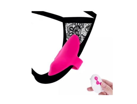 Juguete Vibrador Usable para Mujeres Bragas Inalámbricas con Control Remoto Bala Juguete Sexual Bragas Vibradoras Rojo BISBISOUS