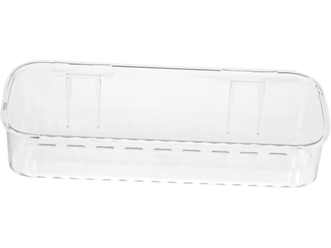 Organizador de baño con estantes de pared y escurridor para artículos de tocador. Fácil instalación. Slowmoose.