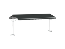 Maison Exclusive - Toldo Independiente Gris Antracita 6 X 3 M Poliéster