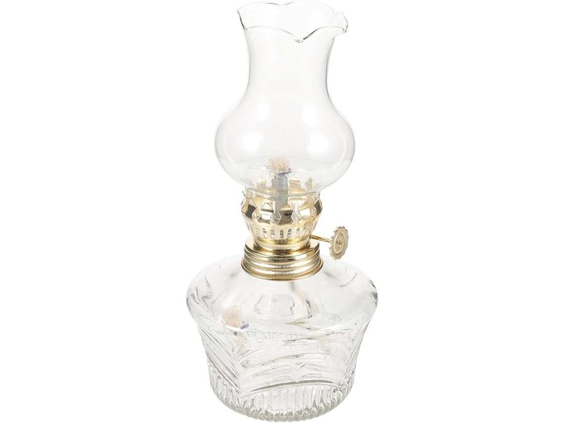 Lámpara De Noche Vintage De Cristal (1 Unidad) Para Sala De Estar.