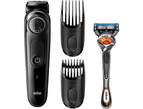 Cortabarbas BRAUN Beardtrimmer Series 3000 Bt3242/ Con Batería/ Incluye Gillette F5 Proglide