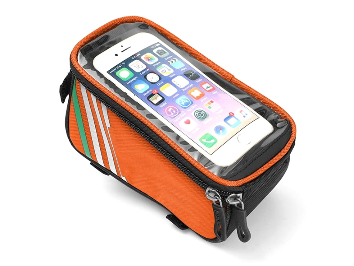 Bolsas para cuadro de tubo delantero de bicicleta, paquetes de ciclismo con pantalla táctil, accesorios profesionales para bicicleta, color FACPOET