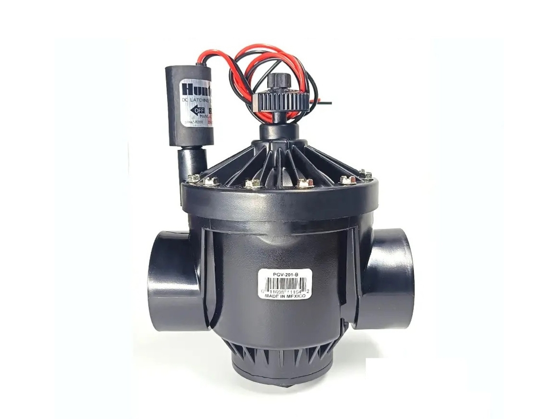 Electroválvula Hunter Pgv-201-b-dc 2 | Para Sistemas De Riego La Electroválvula Hunter Pgv-201-b-dc De 2” Es La Solución Perfecta Para Controlar El
