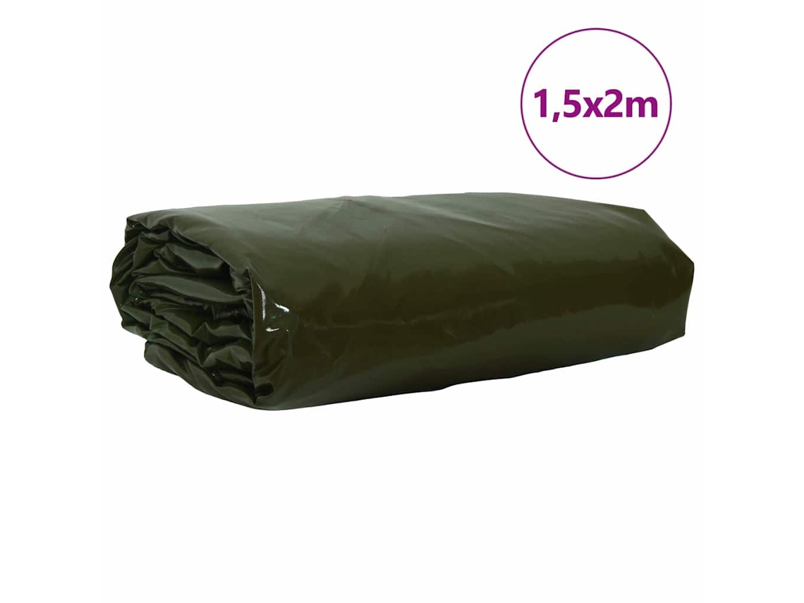 Lona 650g / M² Verde Oliva 1,5 X 2 M