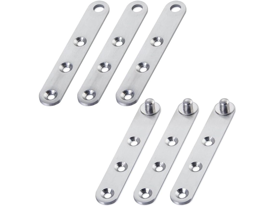 Juego De 6 Bisagras Giratorias Para Puertas De Muebles Y Armarios.