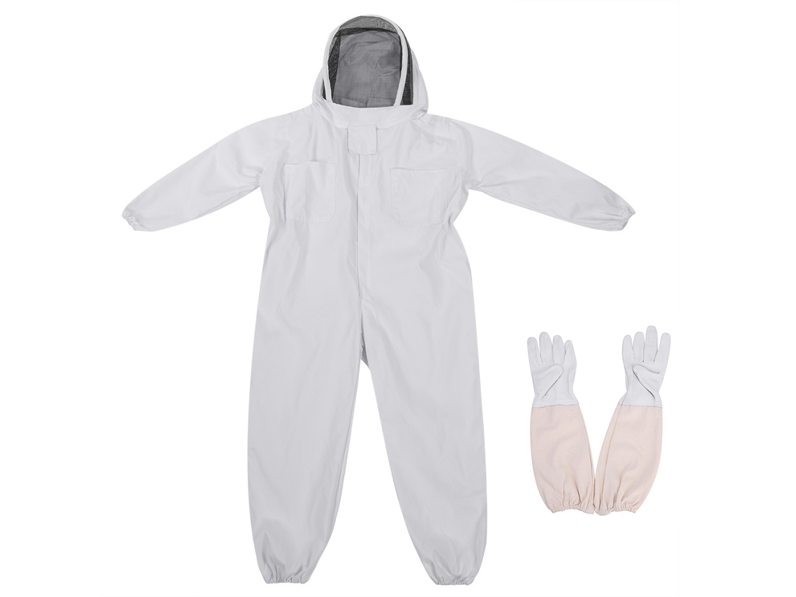Traje De Protección Para Apicultura Con Guantes, Kit De Protección, Equipo De Apicultura (ggg)