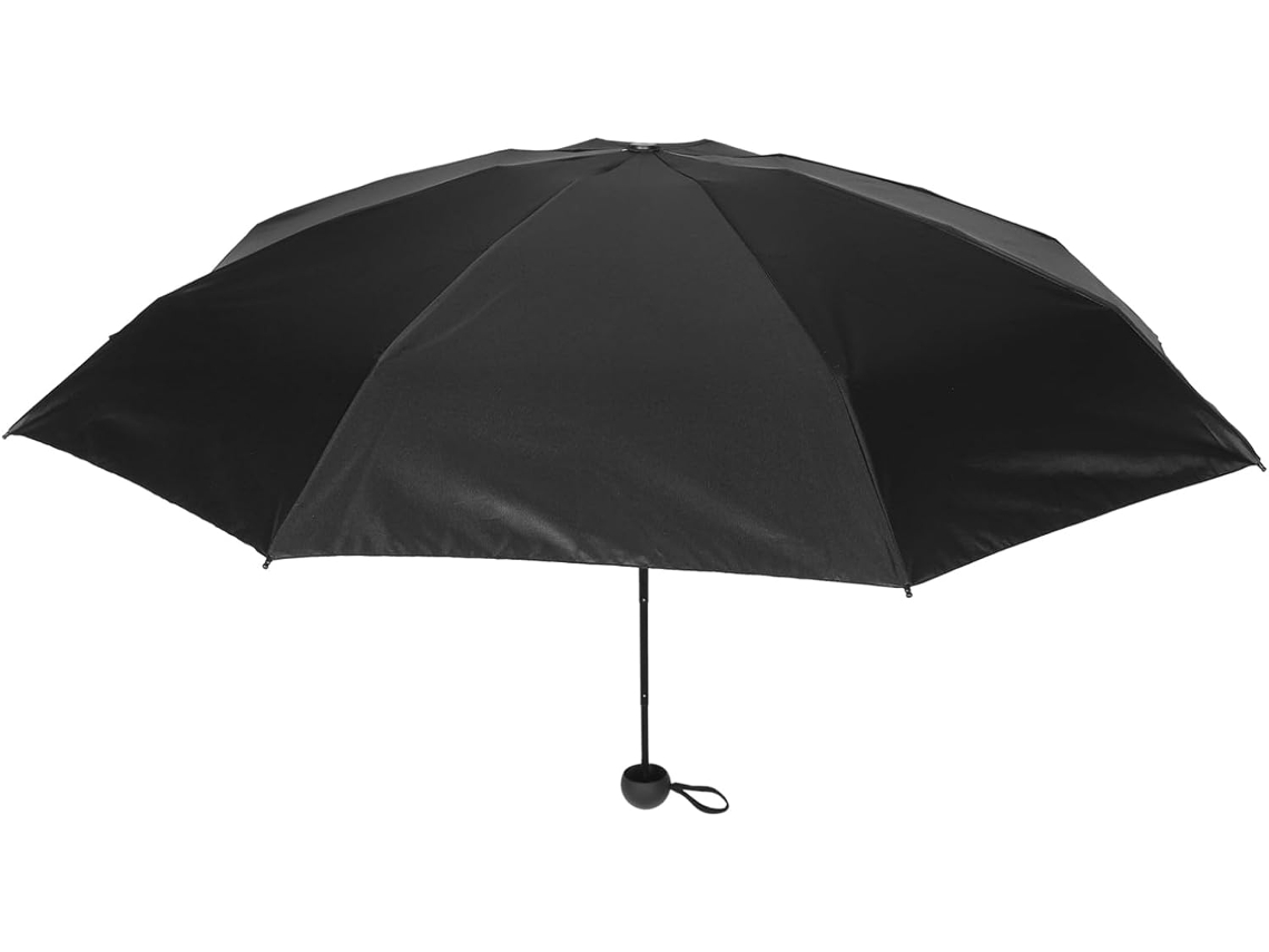 Guarda-chuva Dobrável Pequeno, Cinco Peças, Portátil, Para Sol E Chuva, Ideal Para Viagens.