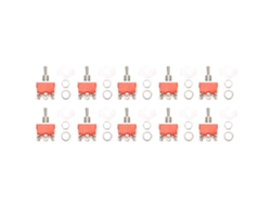 10 Pcs Interruptor Toggle Mini E Ten1322 Ac 250v 15a 6 Pines On Off On 3 Posiciones