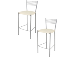 Conjunto de 2 Bancos T M C S Elegance SGMA102AV (Bege - 93x42x43 cm - Aço)
