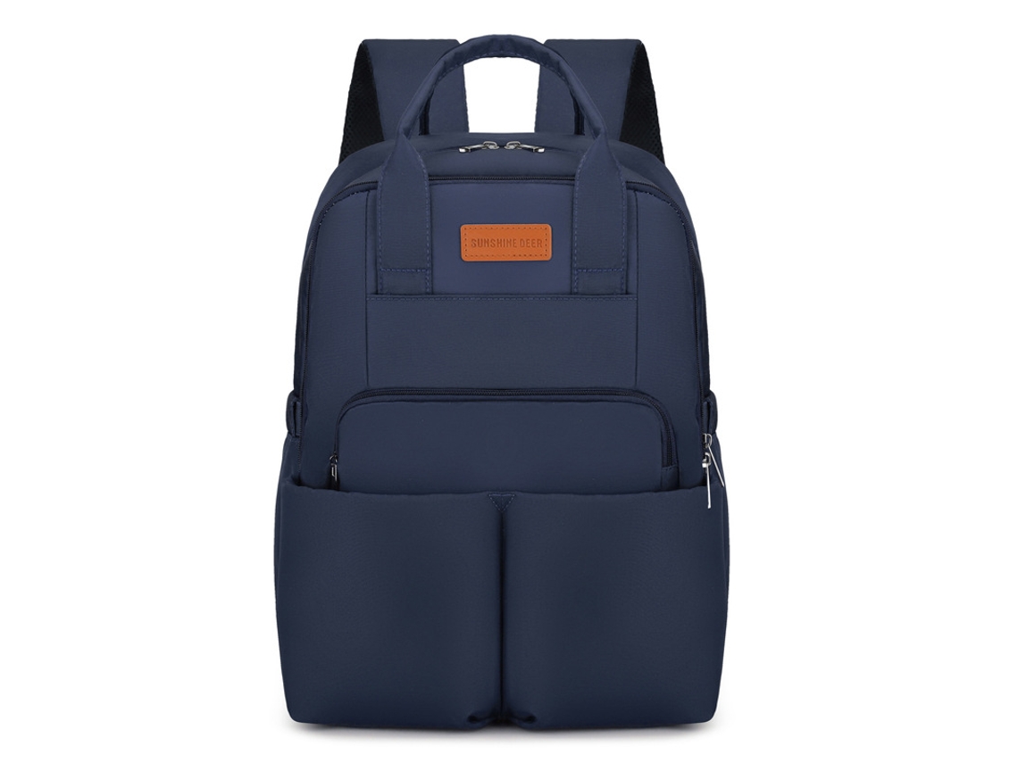 Mochila de maternidad espaciosa, impermeable y multifuncional para mamá y bebé, color azul Eifson