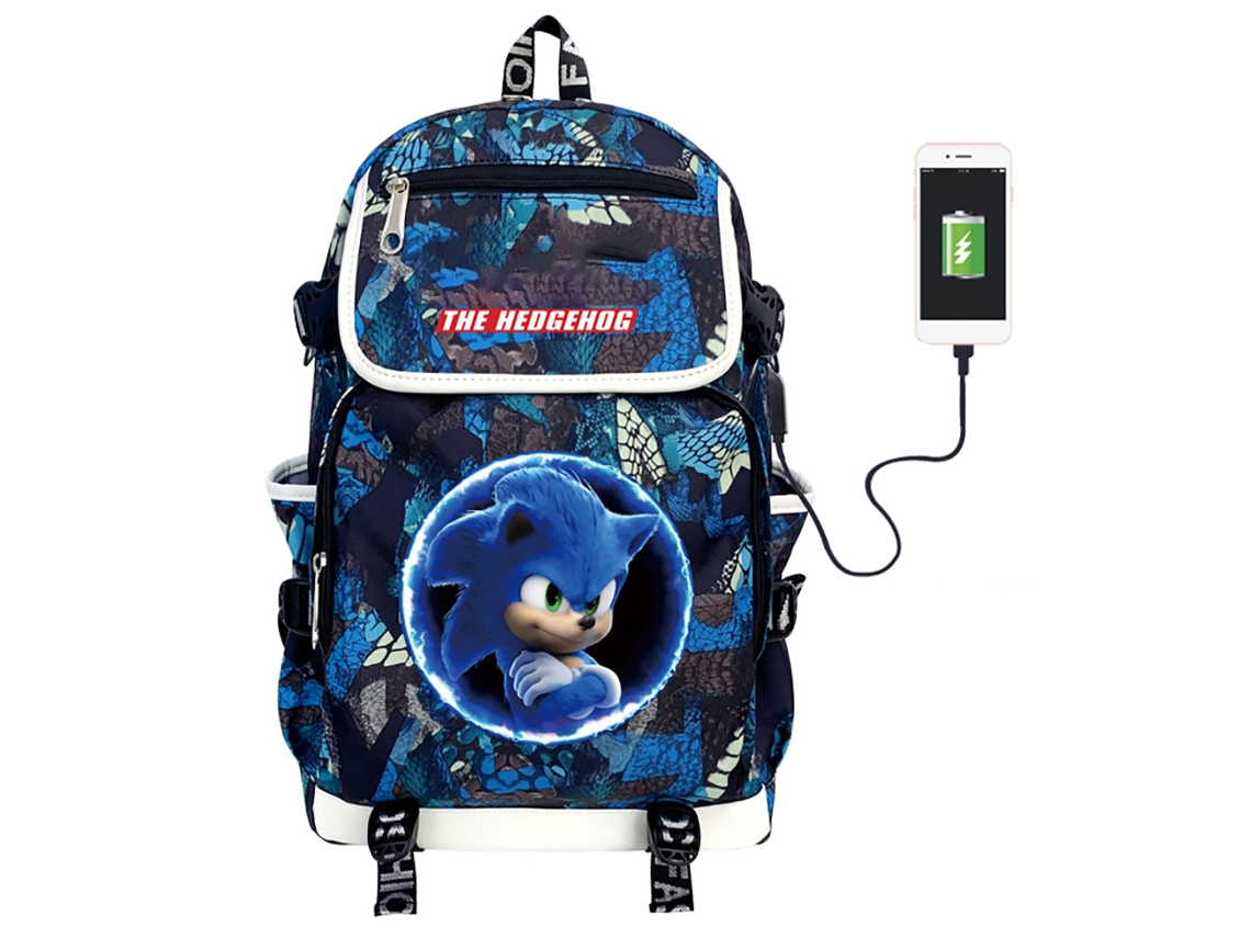 2026-mochila Escolar Anime Juego Con Puerto De Carga Usb Mochila Escolar Cartoons Mochila Viaje Para Estudiantes
