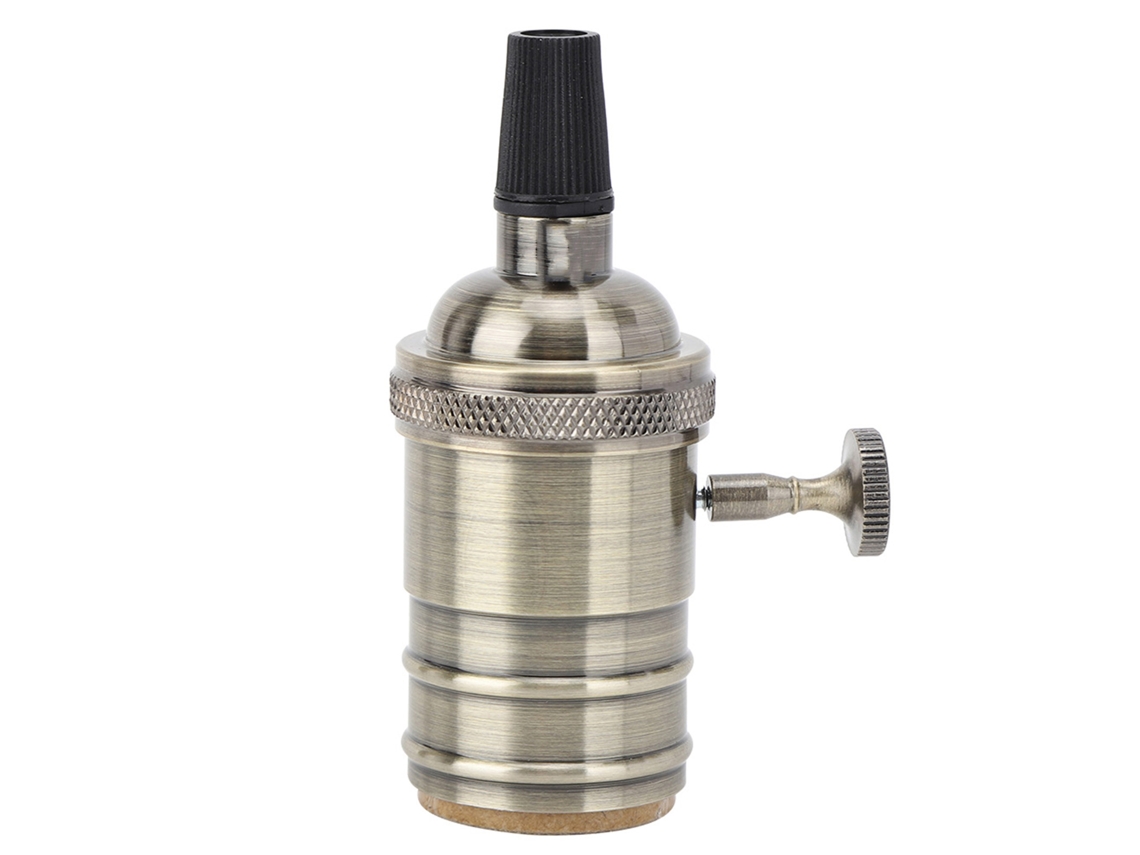 Portalámparas De Estilo Retro Con Base E27 E Interruptor Para Lámparas Colgantes.