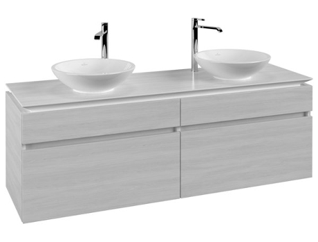 Mueble de tocador Villeroy &amp Boch Legato B600 1600x550x500mm 2 lavabos