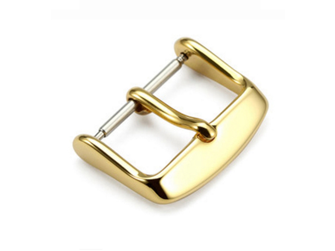 Hebilla De Reloj De Acero Inoxidable Dorado De 12 Mm - Accesorio Para Reloj