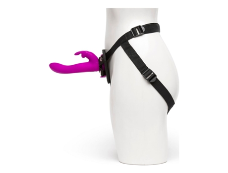 VPMKP-Vibrador Coelho Happy Rabbit Strap-On Harness Set Purple 12,7 Cm